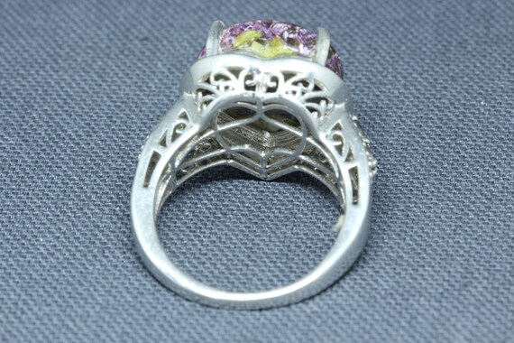 Chuck Clemency Ring-STS Ruby Zoisite & Smoky Quar… - image 4