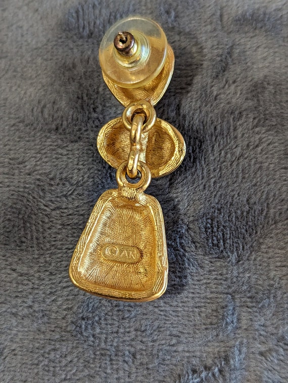Anne Klein Gripoix Earrings-Vintage Byzantine Etr… - image 4