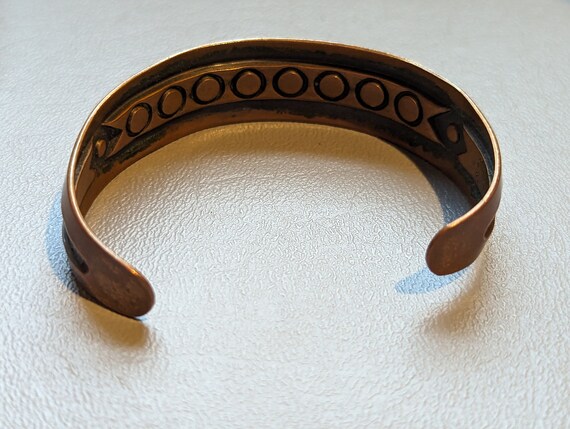 Bell Trading Company Copper Cuff Bracelet-Vintage… - image 5
