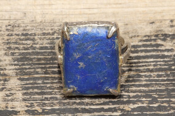 Ancient Roman Glass Sterling Silver Ring: Handcrafted Fine Jewelry