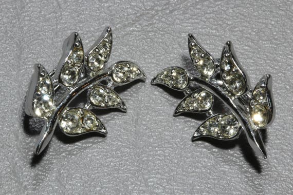 Vintage Sarah Coventry Rhinestone Earrings, Signe… - image 5
