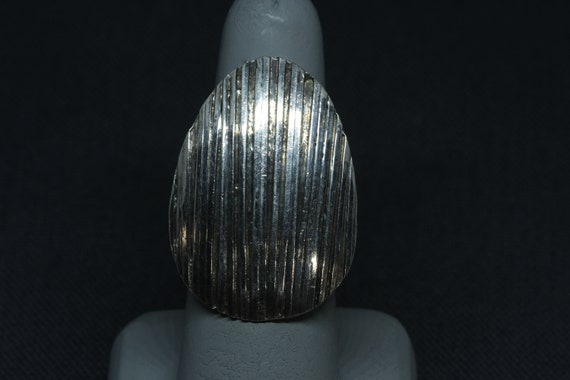 Mexico Sterling Silver Modernist Ring-Mexican Silv