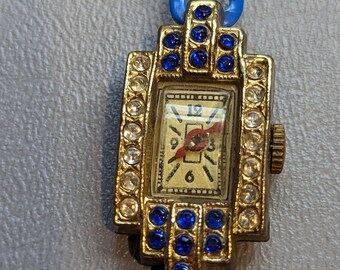 Art Deco German Ladies Watch-Antique Rare Pre WWII Germany Watch-Gold Filled Watch