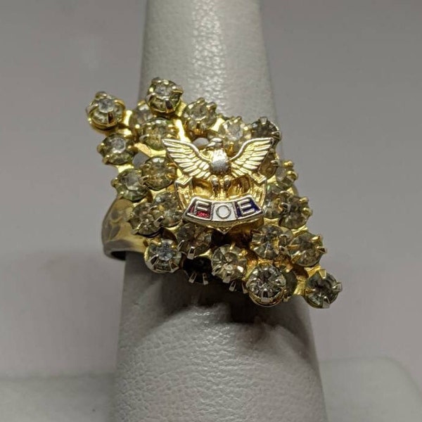 Fraternal order of eagles ring etsy