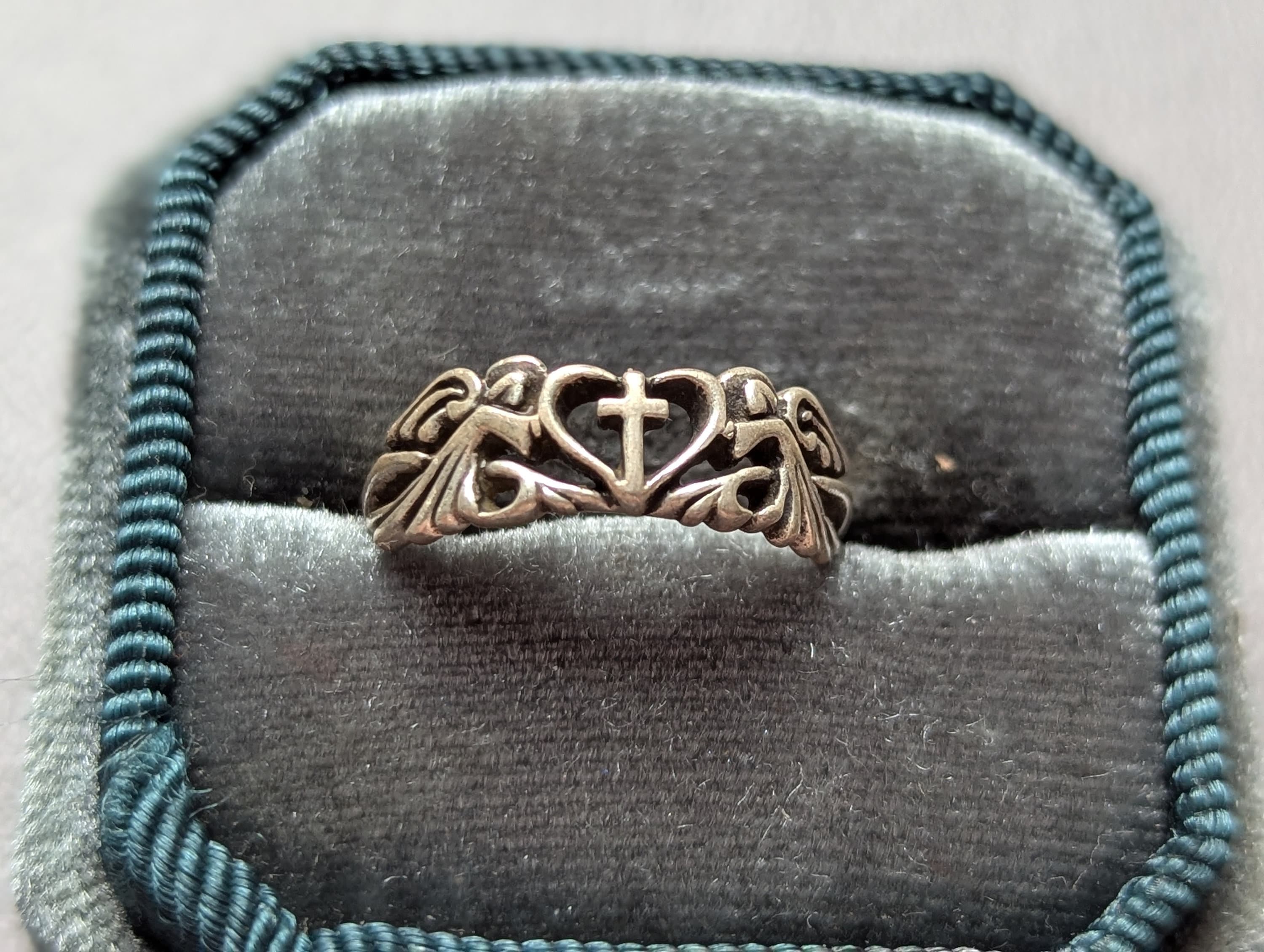 Bob Siemon Sterling Silver Ring Faith Based Designer Jewelry Gifts for Christian Size 6 Ladies Ring Etsy