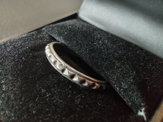 Shube Sterling Silver Stackable Ring-Vintage Stac… - image 3