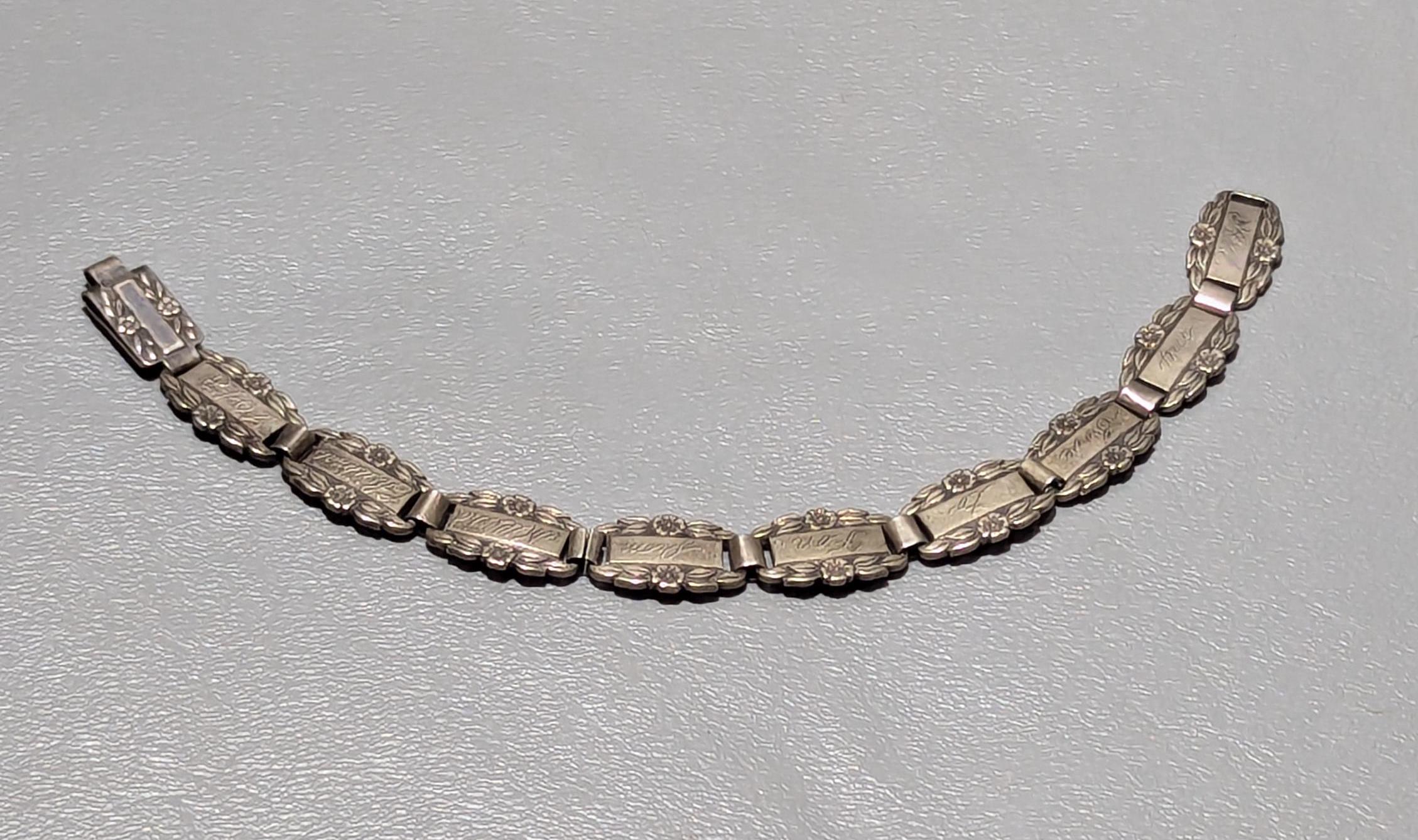 Vintage Forget Me Not Bracelet - Etsy