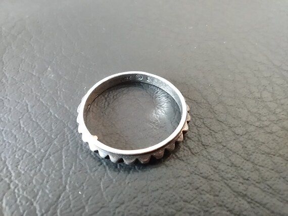 Shube Sterling Silver Stackable Ring-Vintage Stac… - image 4