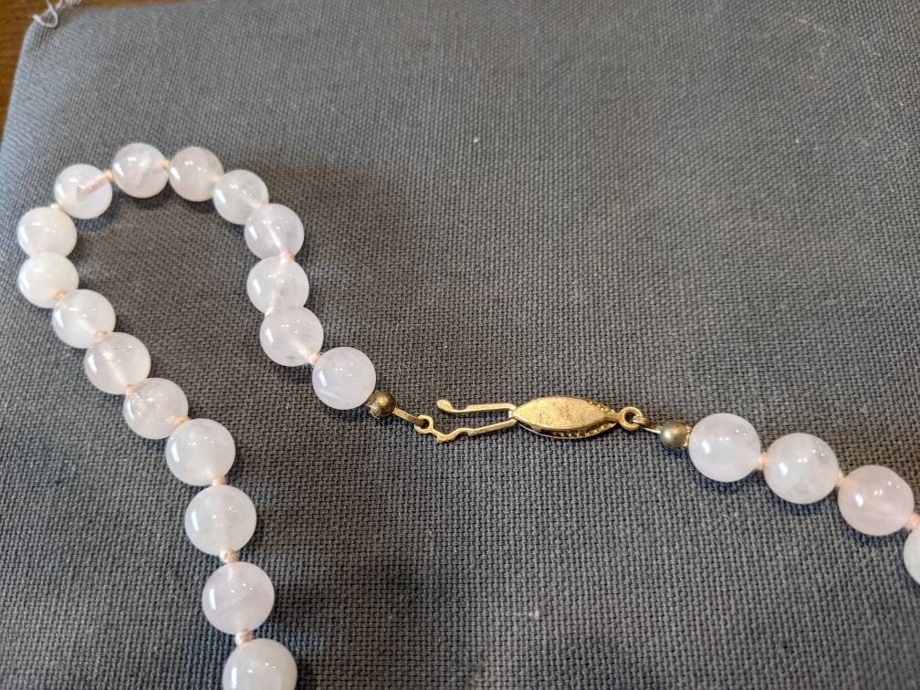 Collier Quartz Rose en perles de 8mm 8mm : Bien être et Minéraux