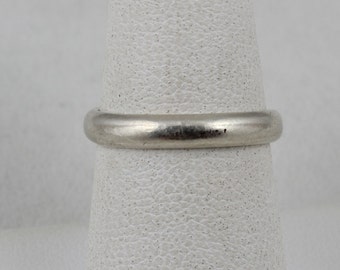 Sterling Silver Ring Wedding Band Estate