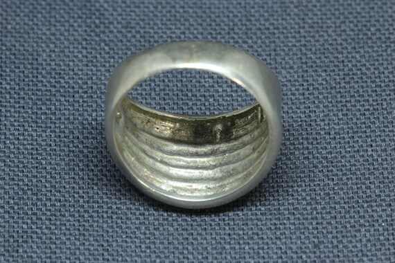 Sterling Silver Modernist Ring-Fine Vintage Ring-… - image 5