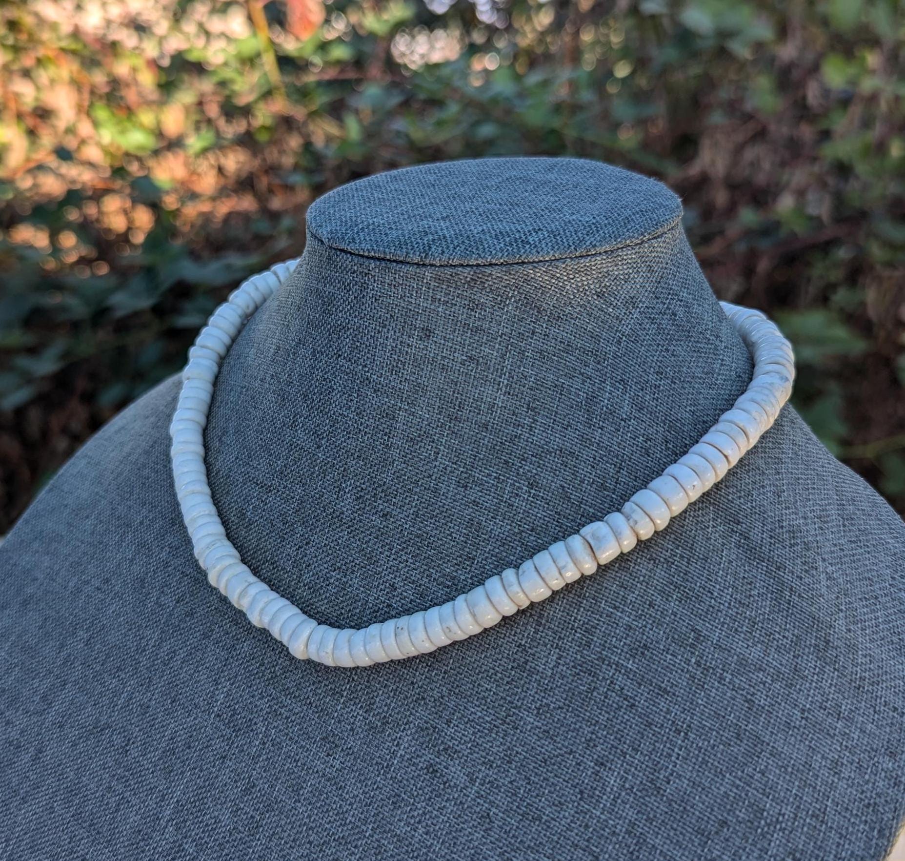 Vintage Hawaiian Puka Shell Necklace: 8mm Unisex Beach Jewelry - Etsy