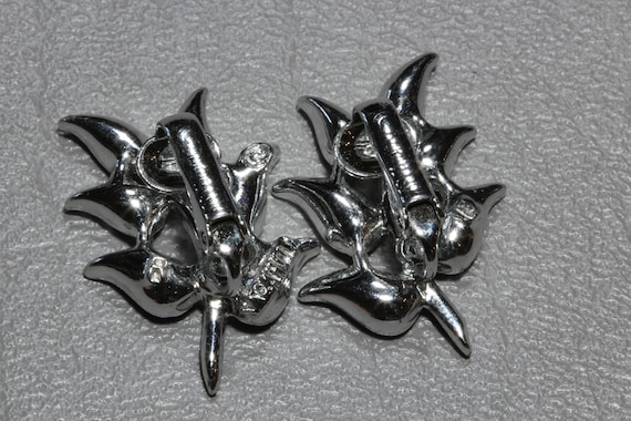 Vintage Sarah Coventry Rhinestone Earrings, Signe… - image 4