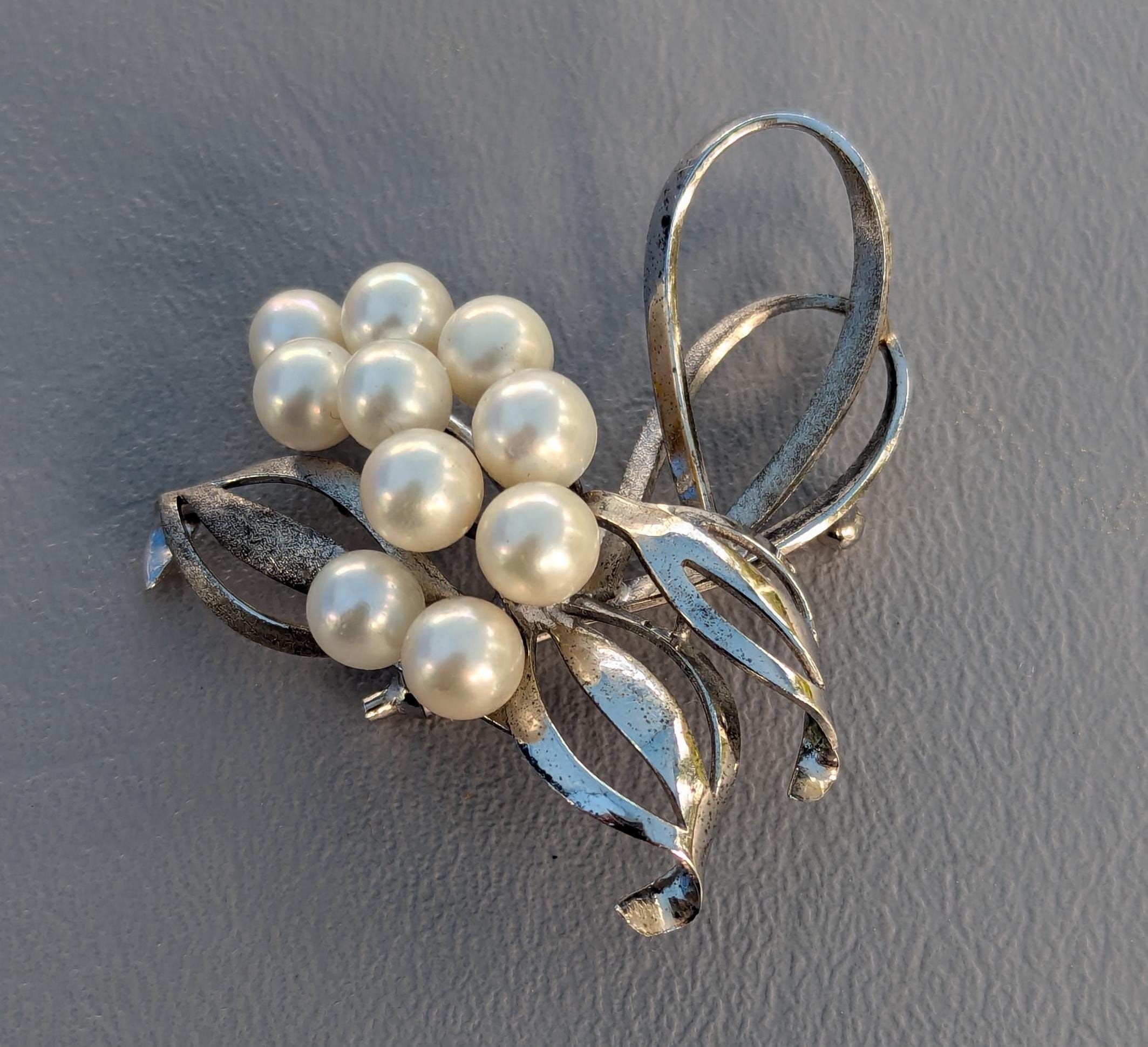 Broche Occasion Broche En Argent Style Art Déco - Bijou Vintage Occasion - Parfaite Pour Les Tenues élégantes Bracelet En Argent