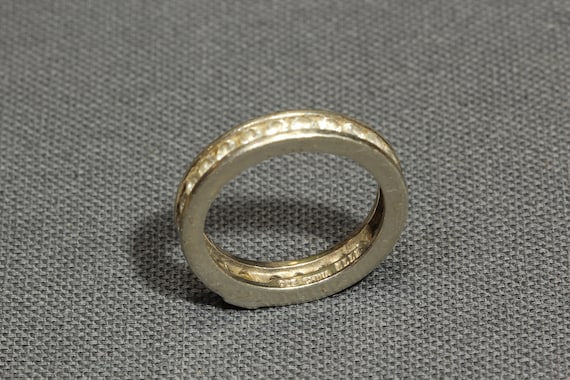 Elle Ruby Sterling Silver Ring: Vintage Crystal S… - image 4