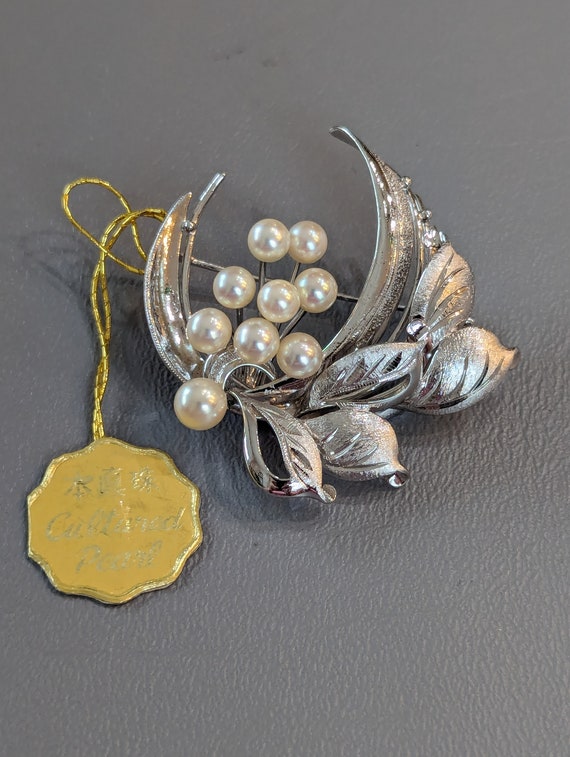 Ciondolo Placcato Argento Con Perle - Charm Per Bracciali E Collane, Chiusura A Moschettone - Foto 4