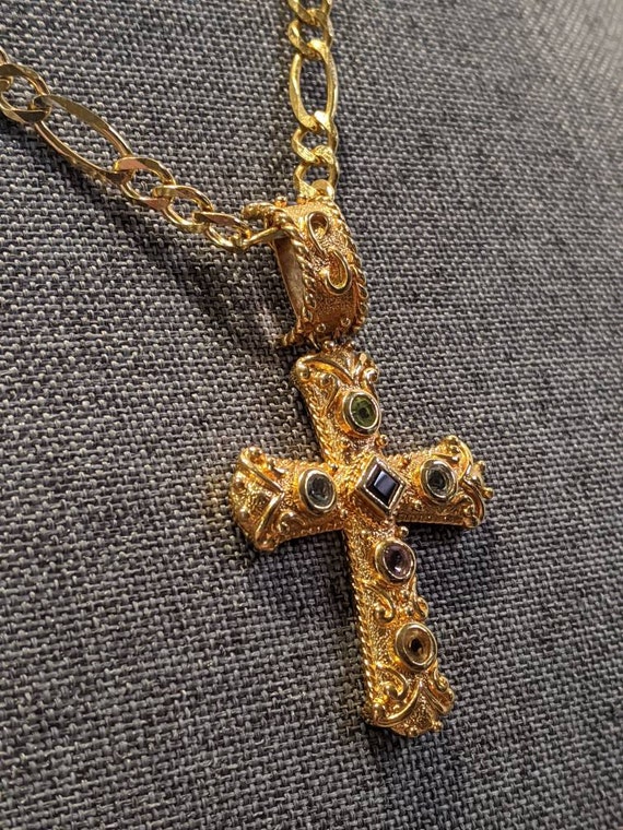 Hsn 2024 cross necklace