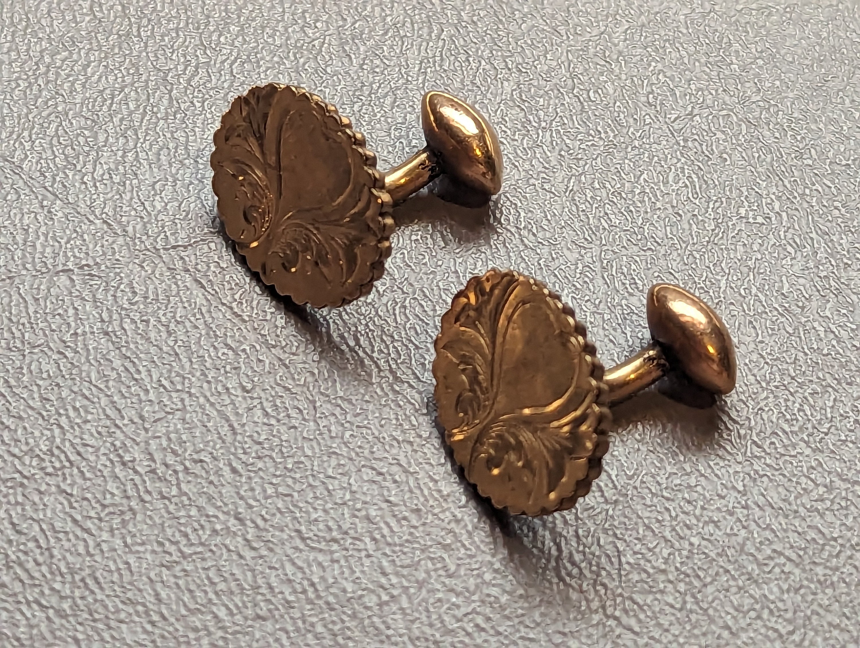 Support de boucle d'oreille, clip, métal doré, 1,2 cm