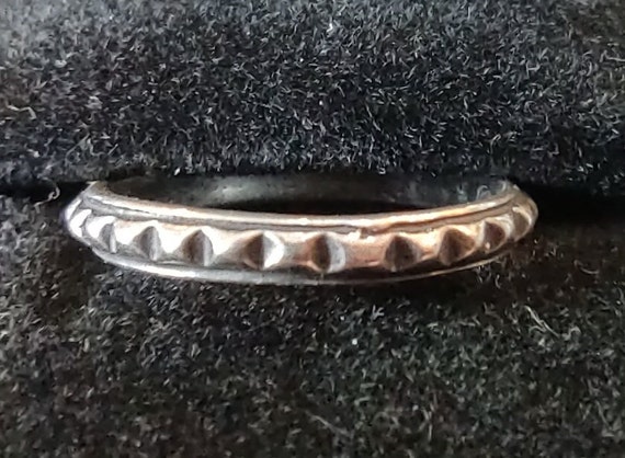 Shube Sterling Silver Stackable Ring-Vintage Stac… - image 1