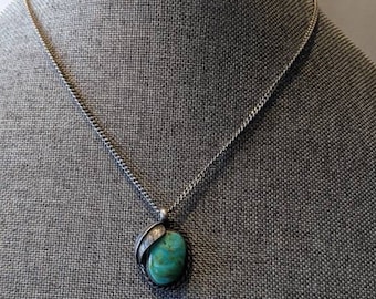 Colgante Vintage Navajo Turquesa Plata de Ley