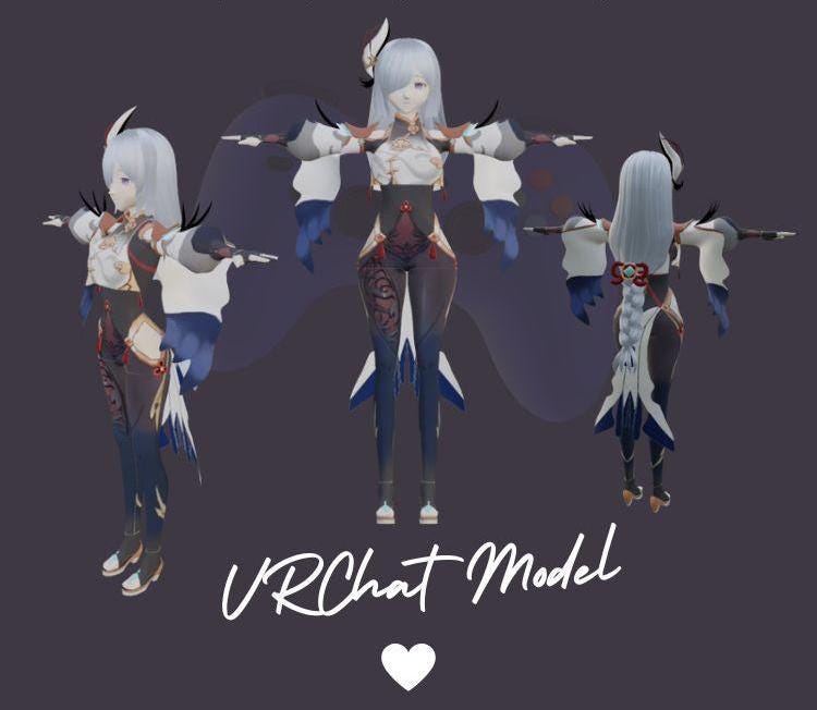 Custom Vrchat Avatar: Full-body Ready, Pc/quest Compatible (digital ...