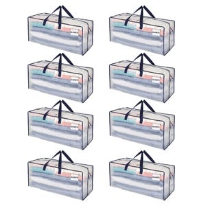 Bolsas de mudanza VENO con correas para mochila, suministros para mudanzas, alternativa a las cajas de cartón, cajas de almacenamiento para empaque universitario, resistente, toque personalizado