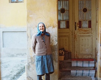 Blue Scarf- Fine Art Photography- Portrait- Slovakia