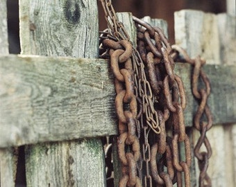 Rusty Chains- Fine Art Photography- Slovakia