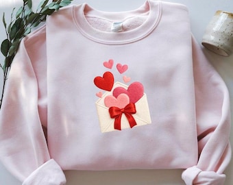 Love Letter Envelope Machine Embroidery Design: Valentines Day Stitch File (Instant Download, 5 Sizes) -Digital Download