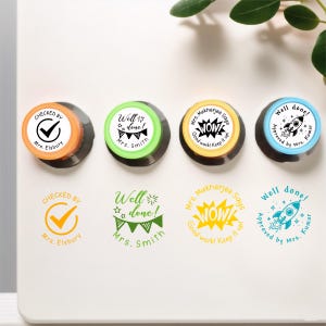 Custom Teacher Stamp,Personalized Name Teacher Stamps,Custom Teacher Gift Stamp,Teacher Comment Stamps,Classroom Stamps,