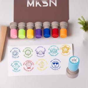 Checked By Teacher Stamp, Teacher Gifts, Teacher Comment Stamp, Personalized Teacher Appreciation Gift,Good Job Teacher Stamp, Custom Stamp