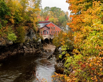 St George Pulp and Paper Mill in Brilliant Fall Colours