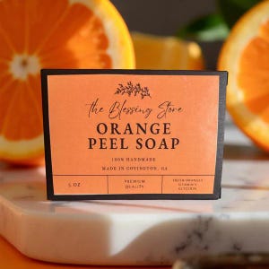 ORANGENschalenseife 1Stk
