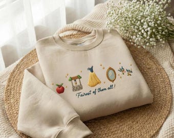 Embroidered Disney Princess Snow White Shirt, Disney Snow White Tshirt, Disney Girls Trip Tee, Princess Snow White Trip