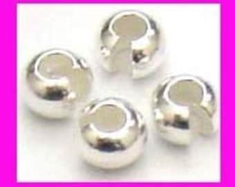 100pcs small 3.5mm Daisy light oxidized Sterling Silver bead Spacers S14