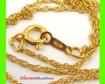 14k ROSE Gold Filled cable rope box chain Necklace finish | Etsy