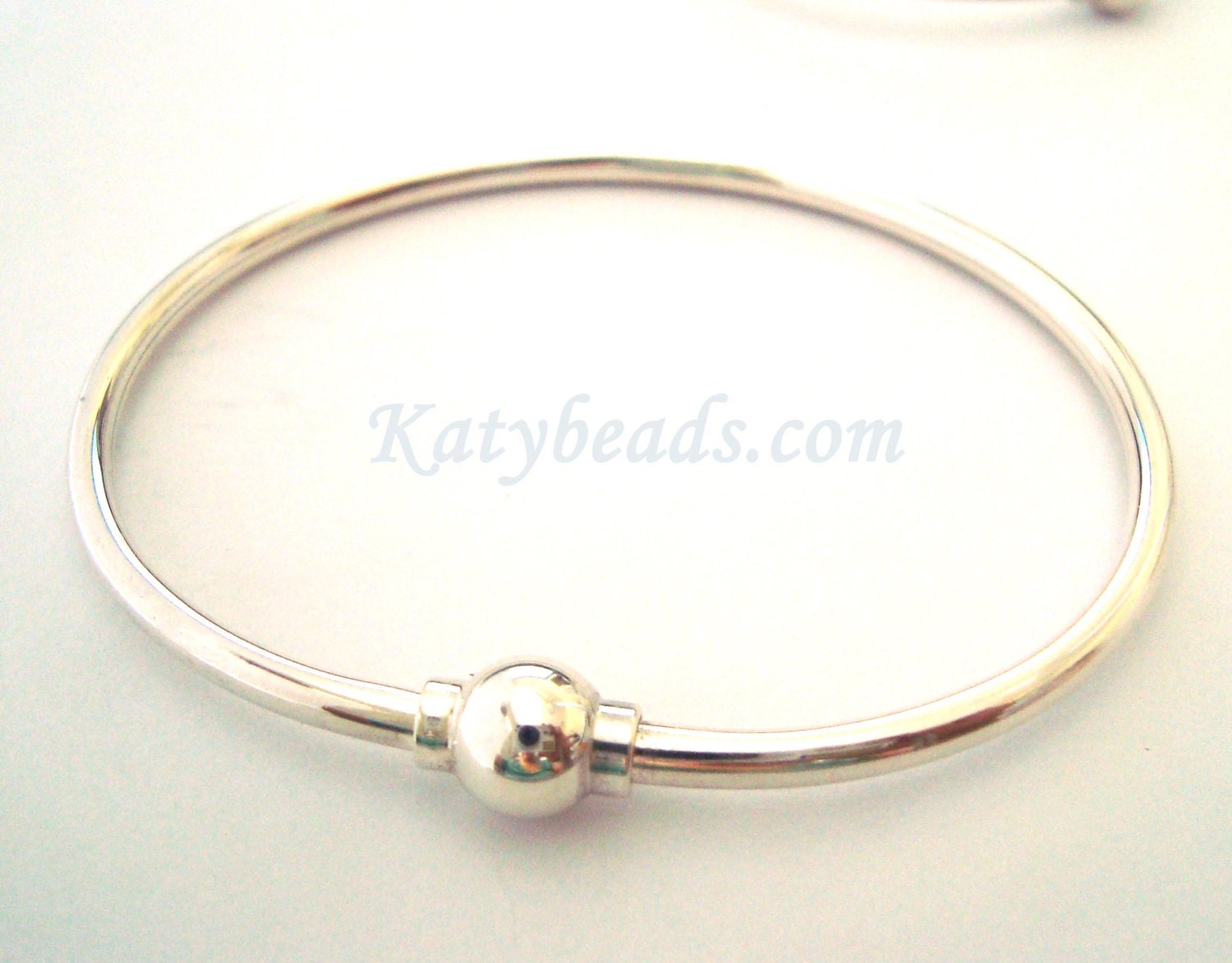 Silver screw bangle solid 925 sterling with screwdriver Ladies size 