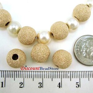 2mm 3mm 4mm 5mm 6mm 7mm 8mm 10mm 12mm 14k yellow gold filled stardust star dust seamless round bead spacer gs20 image 7