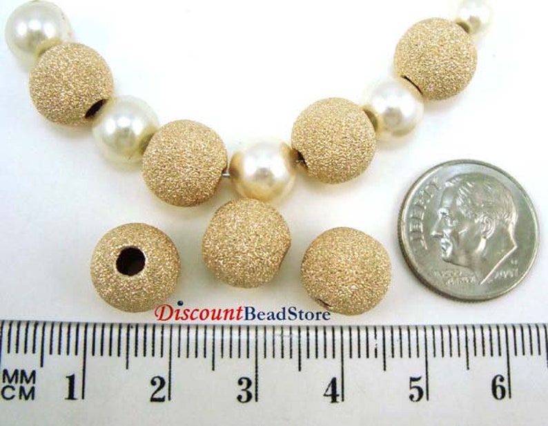 2mm 3mm 4mm 5mm 6mm 7mm 8mm 10mm 12mm 14k yellow gold filled stardust star dust seamless round bead spacer gs20 image 7