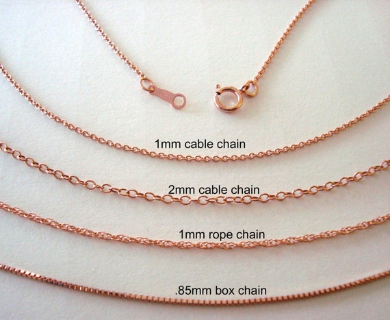 14k ROSE Gold Filled Cable Rope Box Chain Necklace Finish Chain With Clasp 16 18 Custom up to 36 Inches Made in USA - Etsy 14k ROSE Gold Filled Cable Rope Box Chain Necklace Finish Chain With Clasp 16 18 Custom up to 36 Inches Made in USA - Etsy