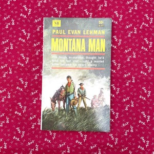 Montana Man - Paul Evan Lehman vintage western paperback book.
