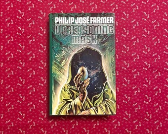 The Unreasoning Mask - Libro di fantascienza vintage con copertina rigida di Philip Jose Farmer.