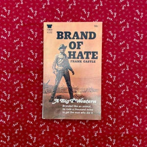 Brand of Hate - Frank Castle vintage western paperback book.