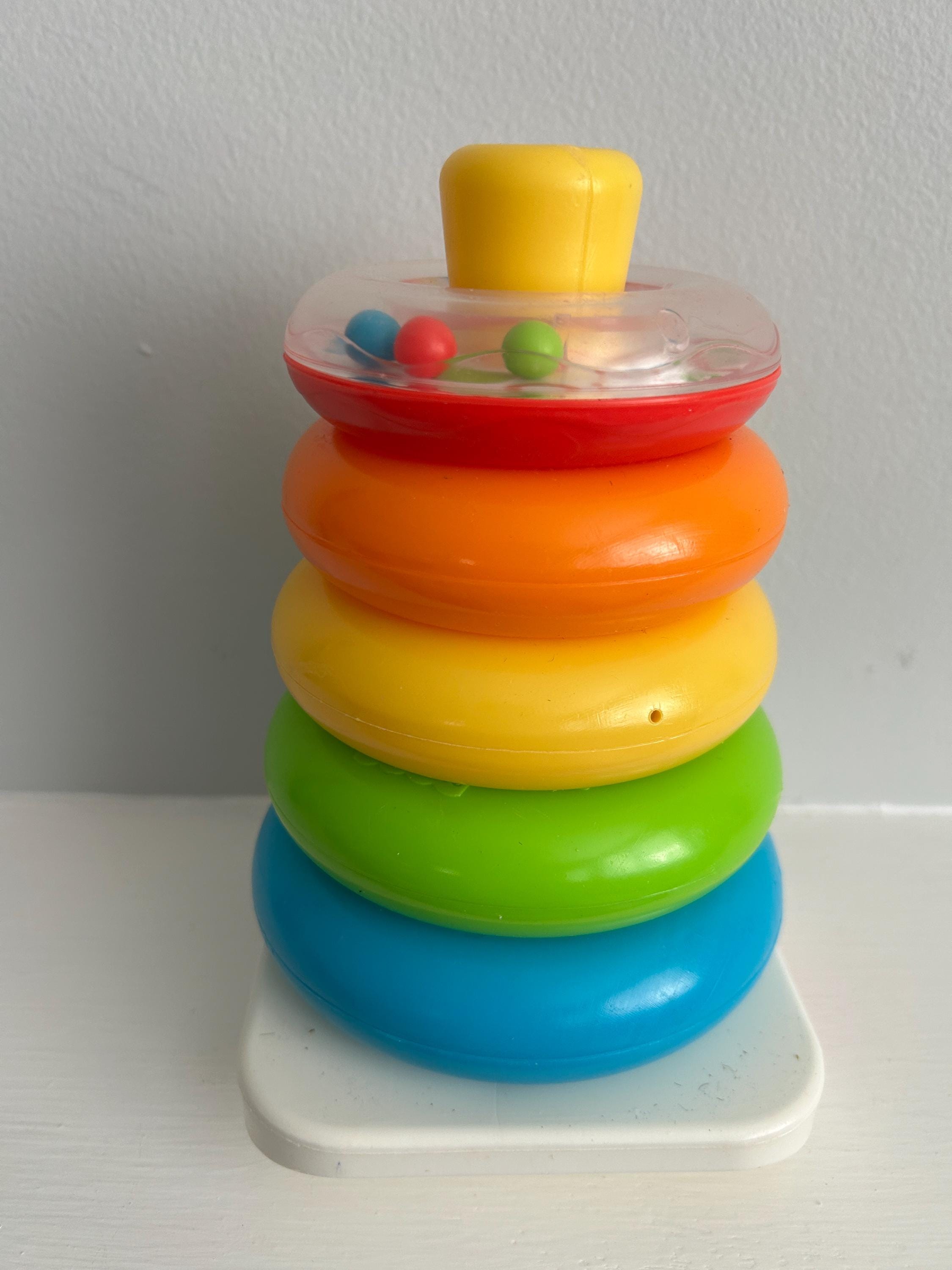 Fisher Price Rock-a-stack® Rocking Ring Stacker Toddler Toy - Etsy