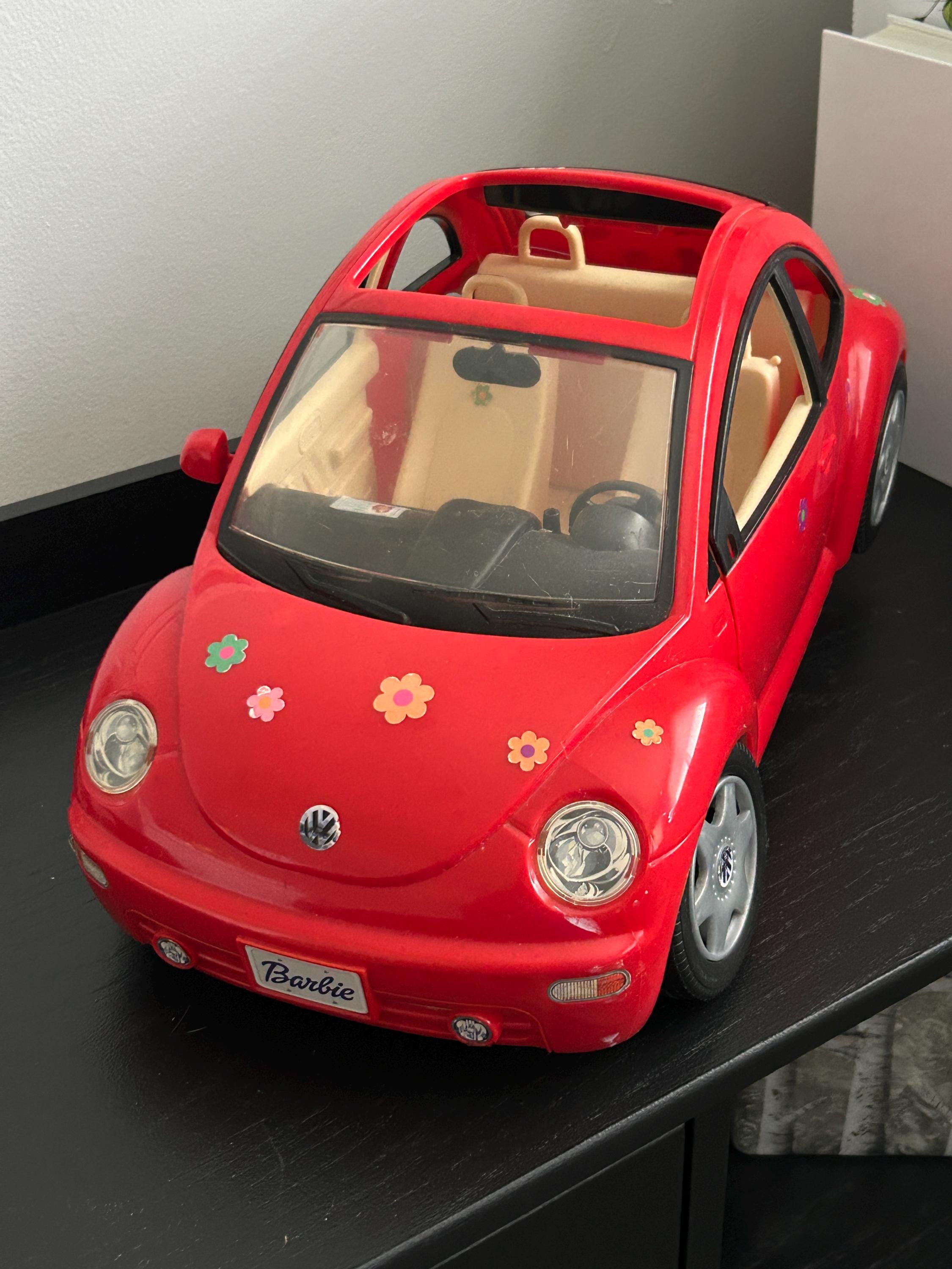Barbie Doll Carro De Barbie Beetle Pink Barbie Car New Beetle