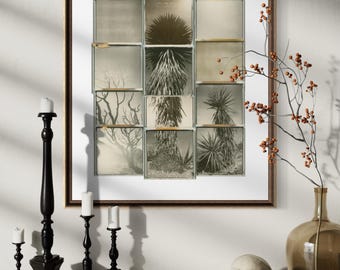 Desert Collage Yucca - Archival Print of Polaroid collage