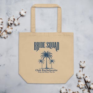Bride Squad Eco Tote Bag - Sustainable Bachelorette Party Favor
