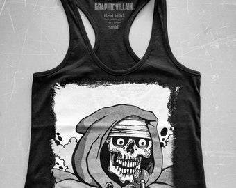 Graphic Villain operation doomsday ultra soft womans ring spun racerback