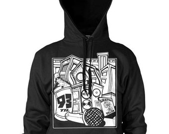 93 Til Infinity Hoodie by Graphic Villain