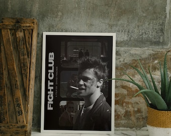 Fight Club Poster - Afdrukbare digitale wandkunst